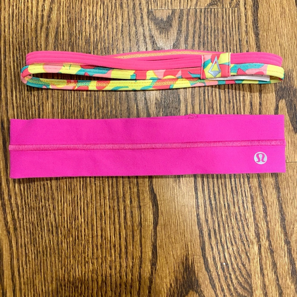 Headbands from Lululemon and Ivivva